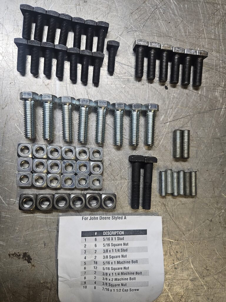 STYLED A RADIATOR BOLT KIT | STYLED A RAD BOLT KIT - Shumaker Tractor